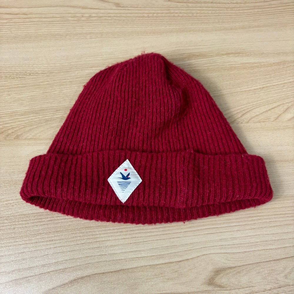 Fika‎ Coffee Hat Beanie Mens Red Winter Cap Outdoors Minnesota